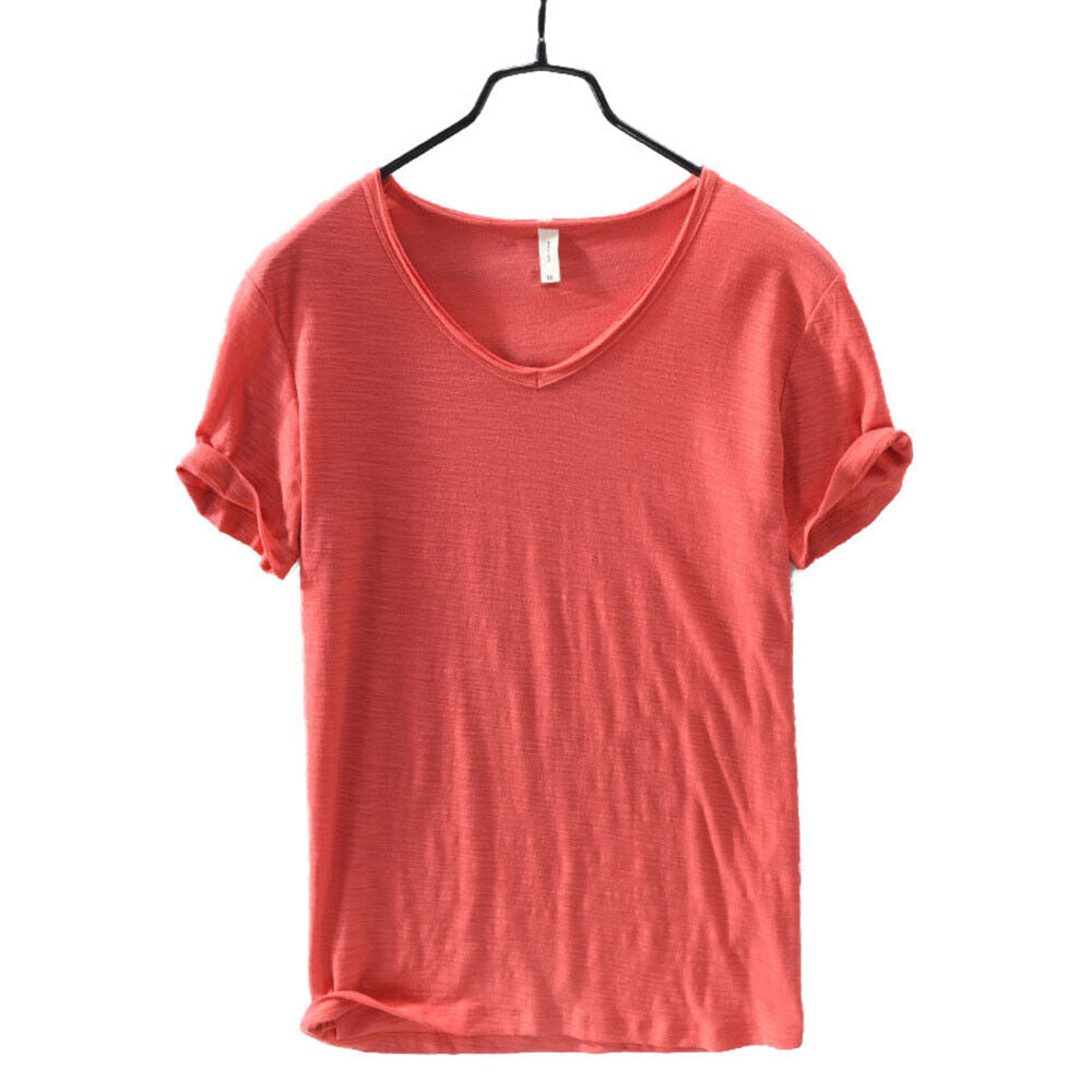 Men's V-Neck T-Shirt | Lightweight Casual Short-Sleeve