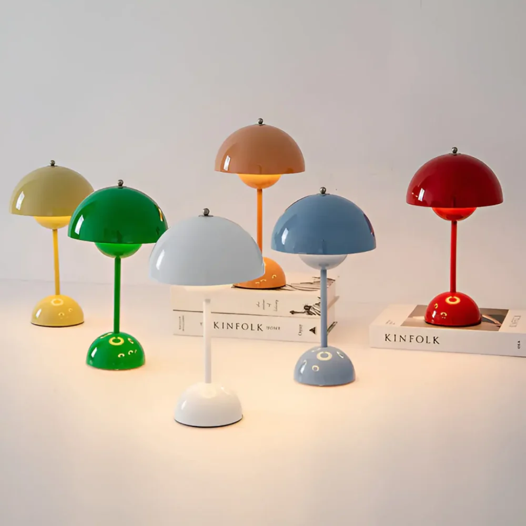Scandinavian Touch Table Lamp | Wireless Ambient Lighting