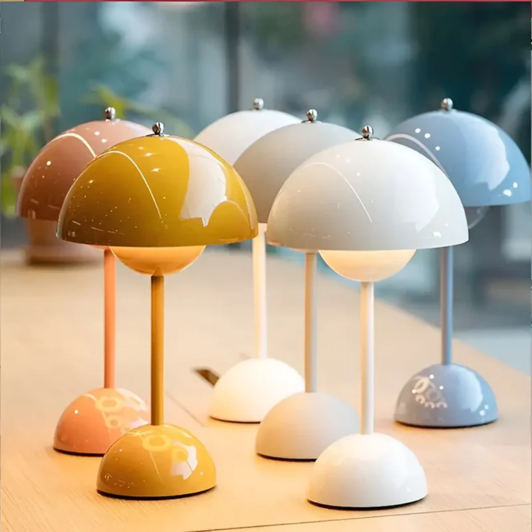 Scandinavian Touch Table Lamp | Wireless Ambient Lighting