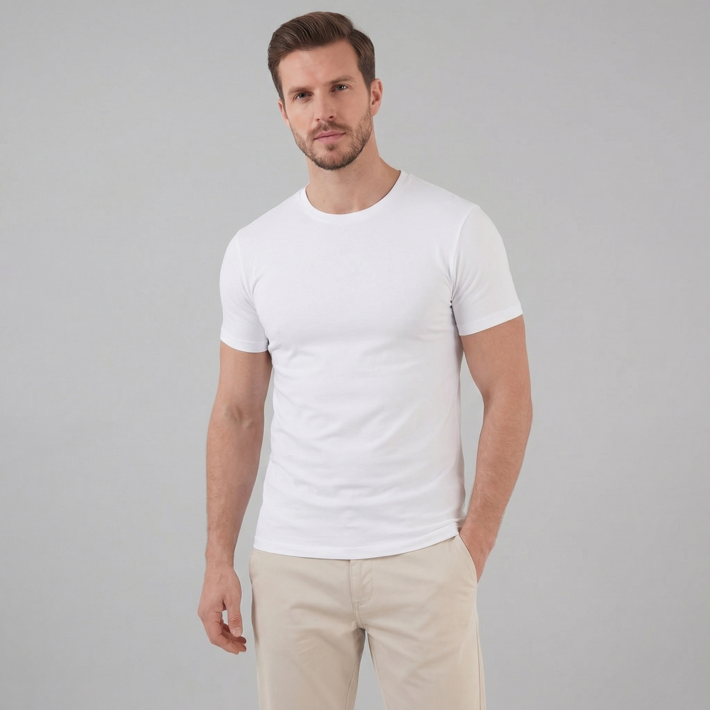 Men's Slim Fit Basic Tee