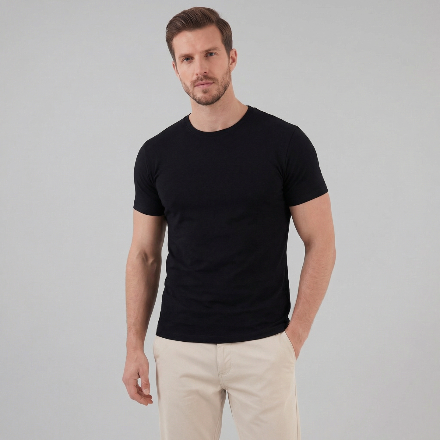 Men's Slim Fit Basic Tee