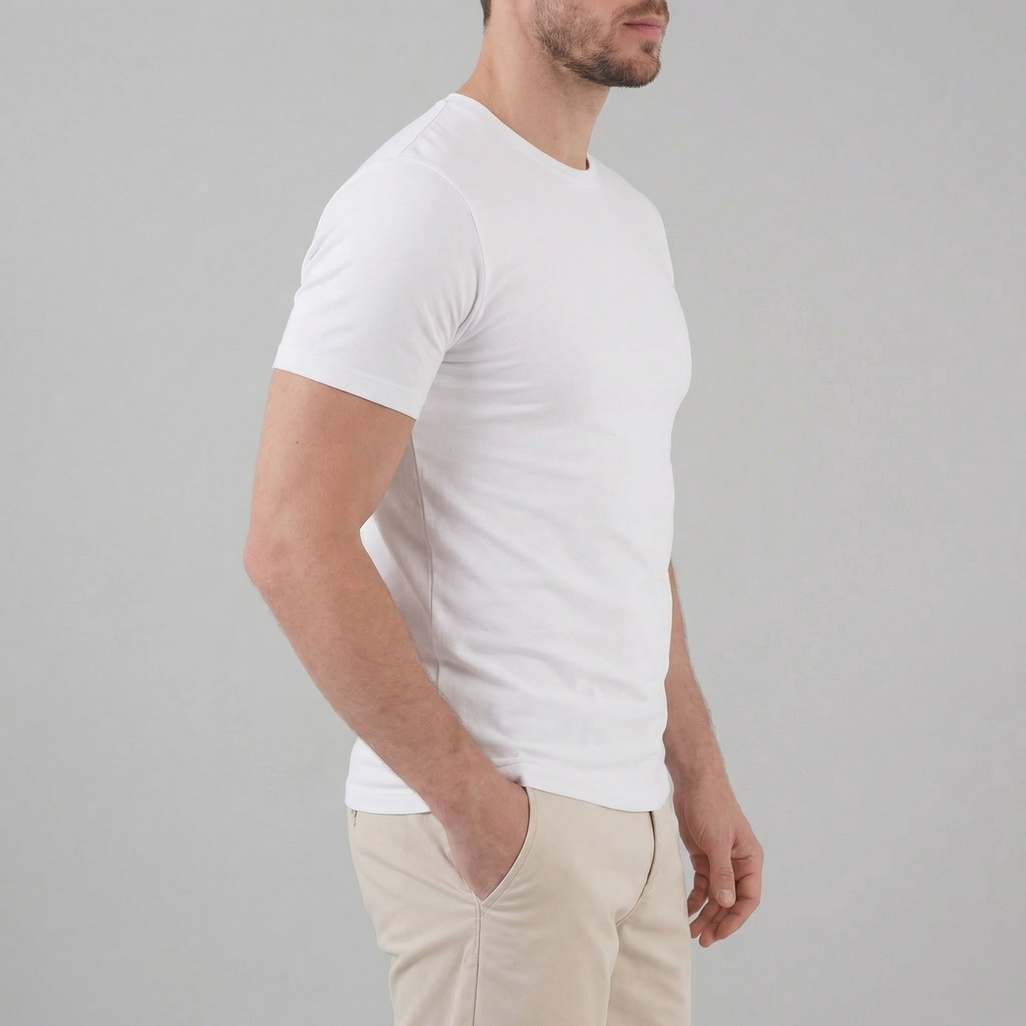 Men's Slim Fit Basic Tee