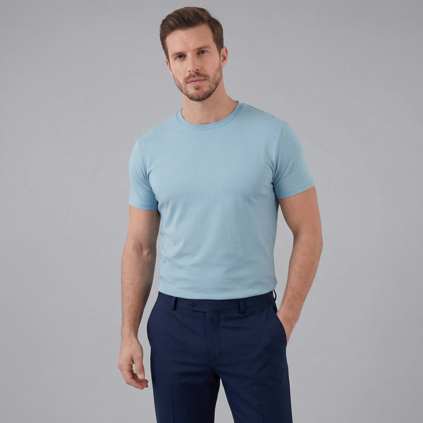 Men's Slim Fit Basic Tee