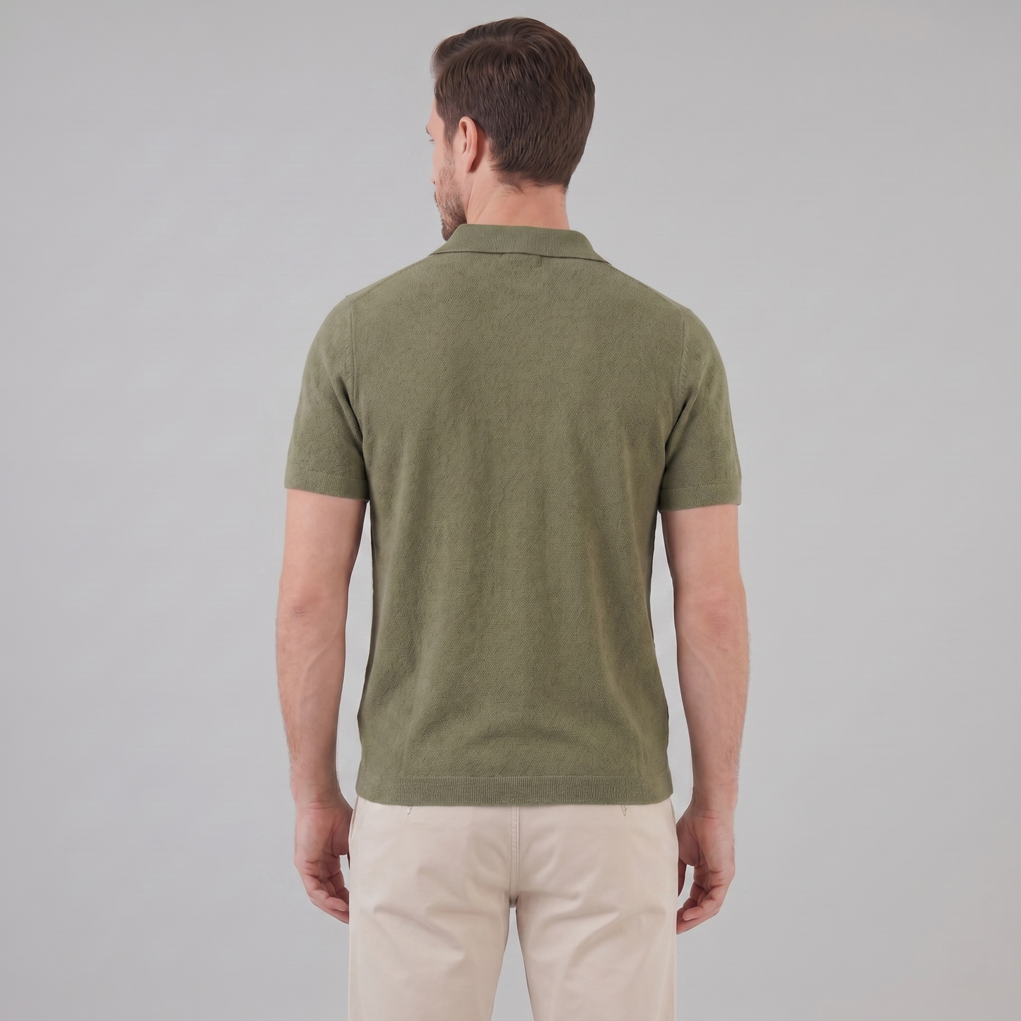 Men's Lightweight V-Neck Polo