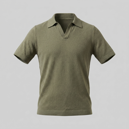 Men's Lightweight V-Neck Polo
