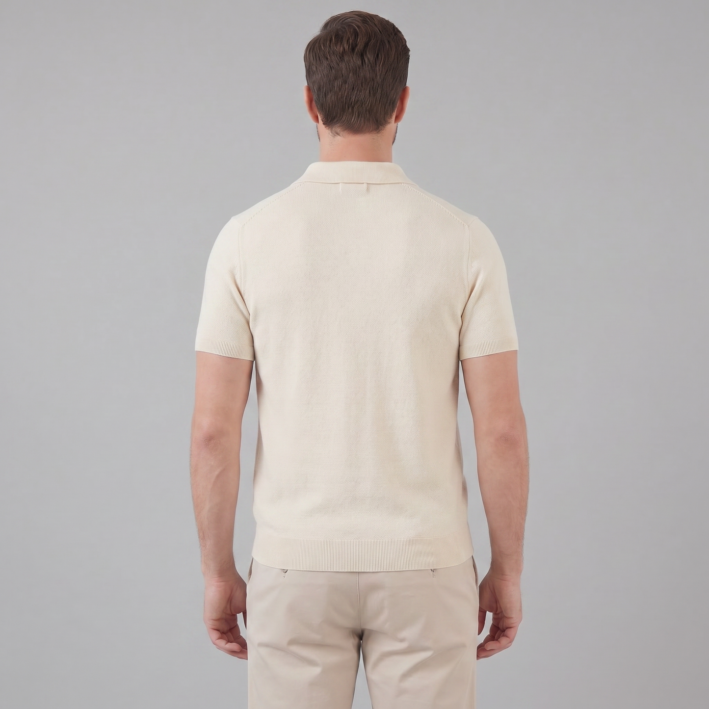 Men's Lightweight V-Neck Polo