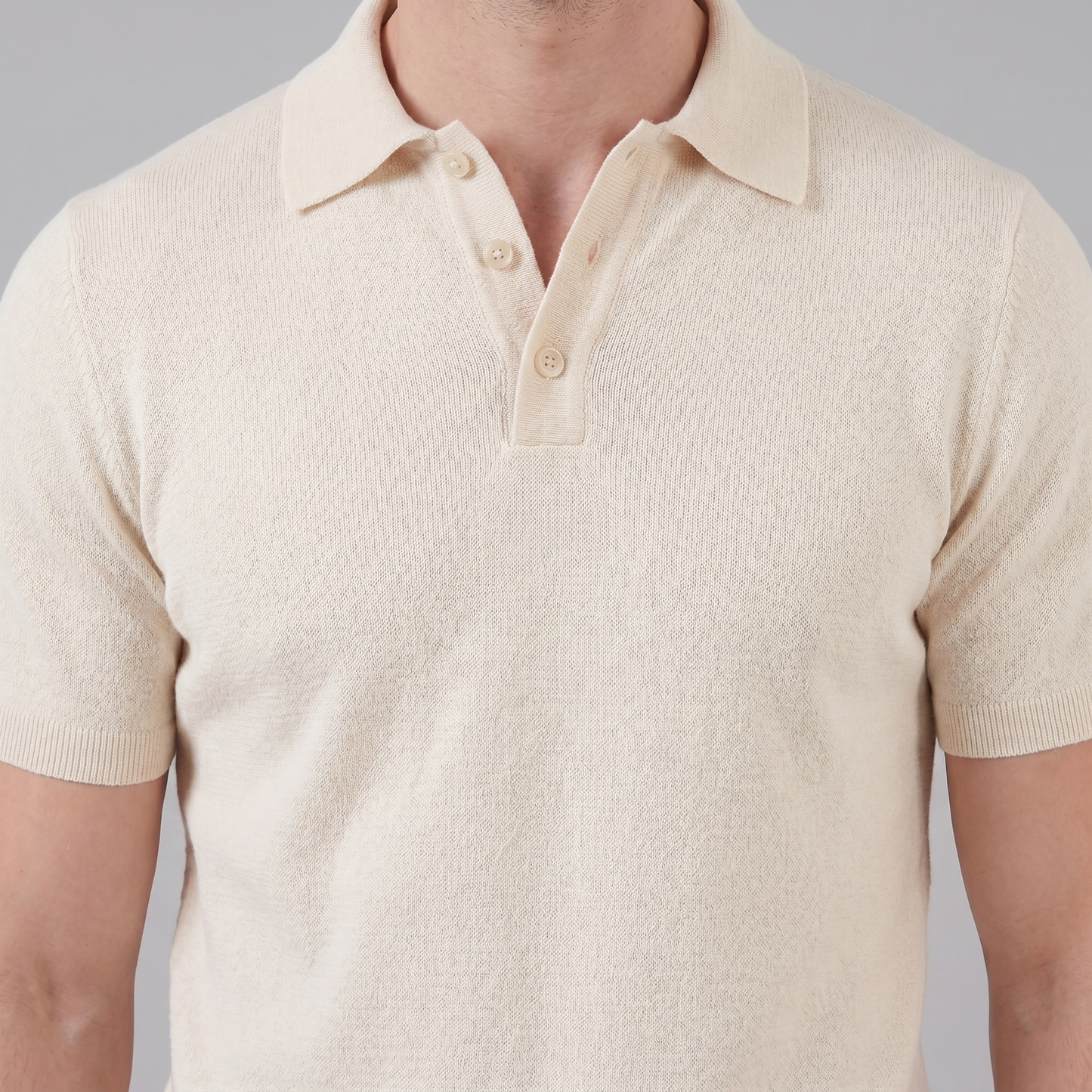 Men's Lightweight V-Neck Polo