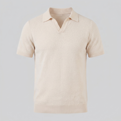 Men's Lightweight V-Neck Polo