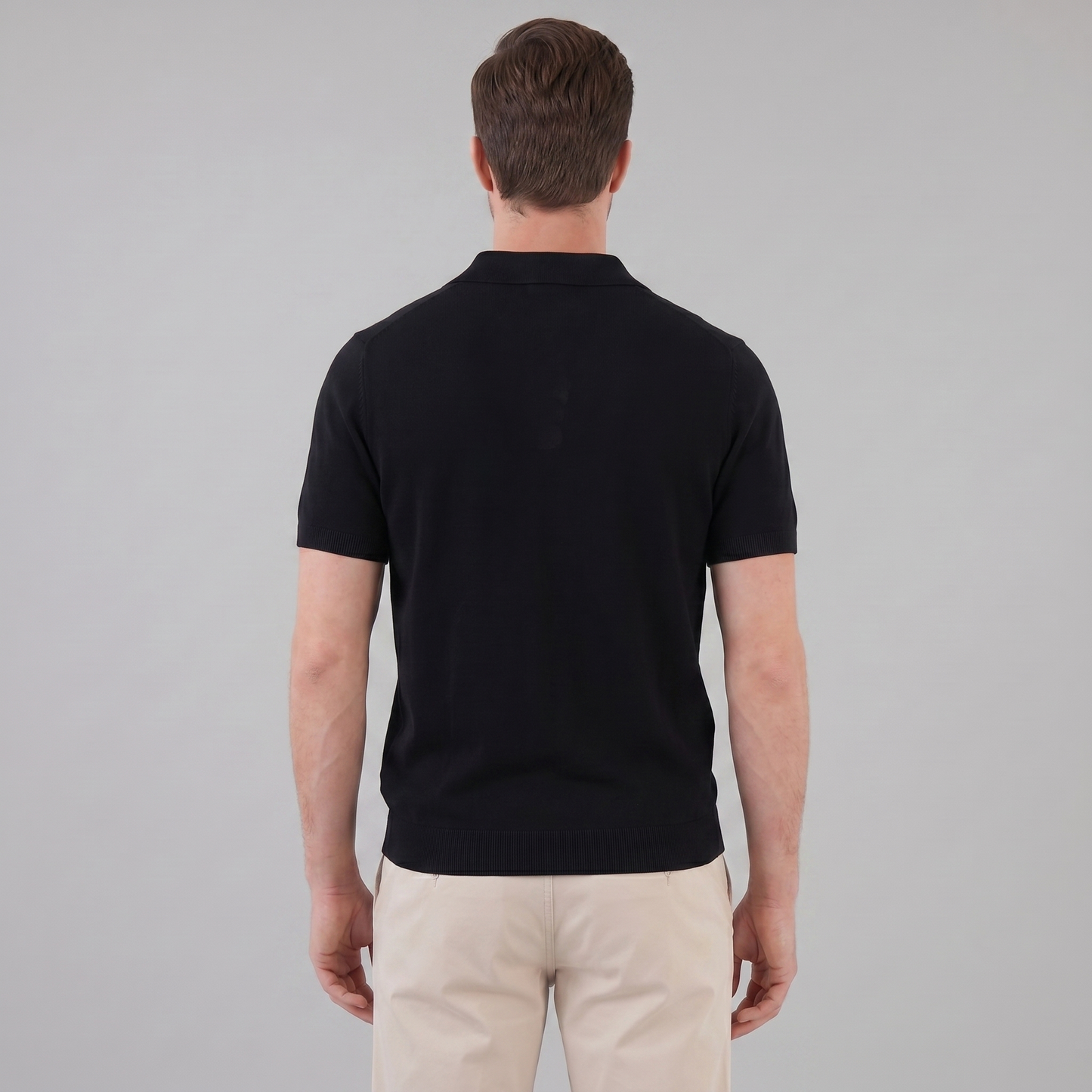 Men's Lightweight V-Neck Polo