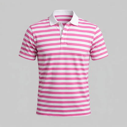 Men's Striped Polo Shirt