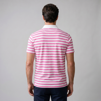 Men's Striped Polo Shirt
