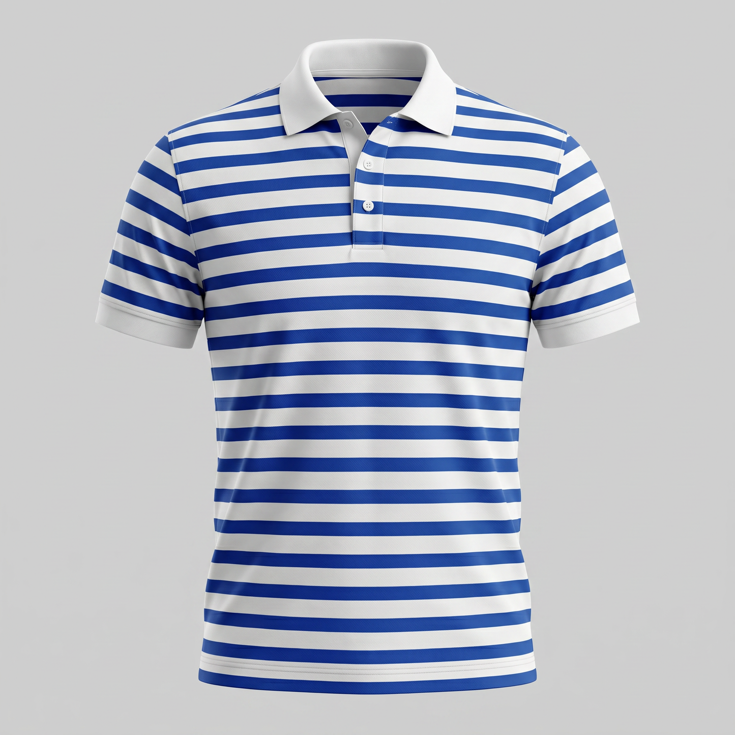 Men's Striped Polo Shirt