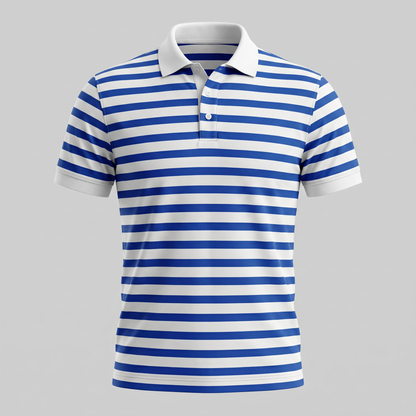 Men's Striped Polo Shirt