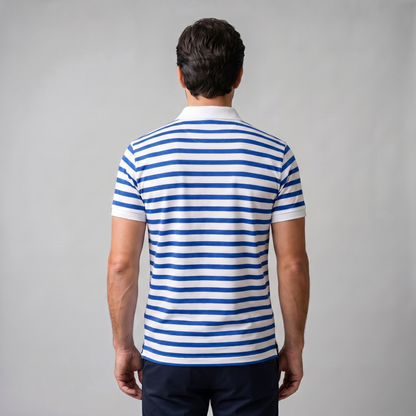 Men's Striped Polo Shirt