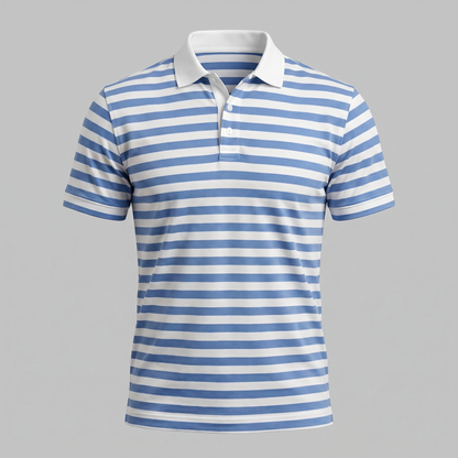 Men's Striped Polo Shirt