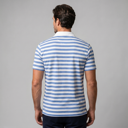 Men's Striped Polo Shirt