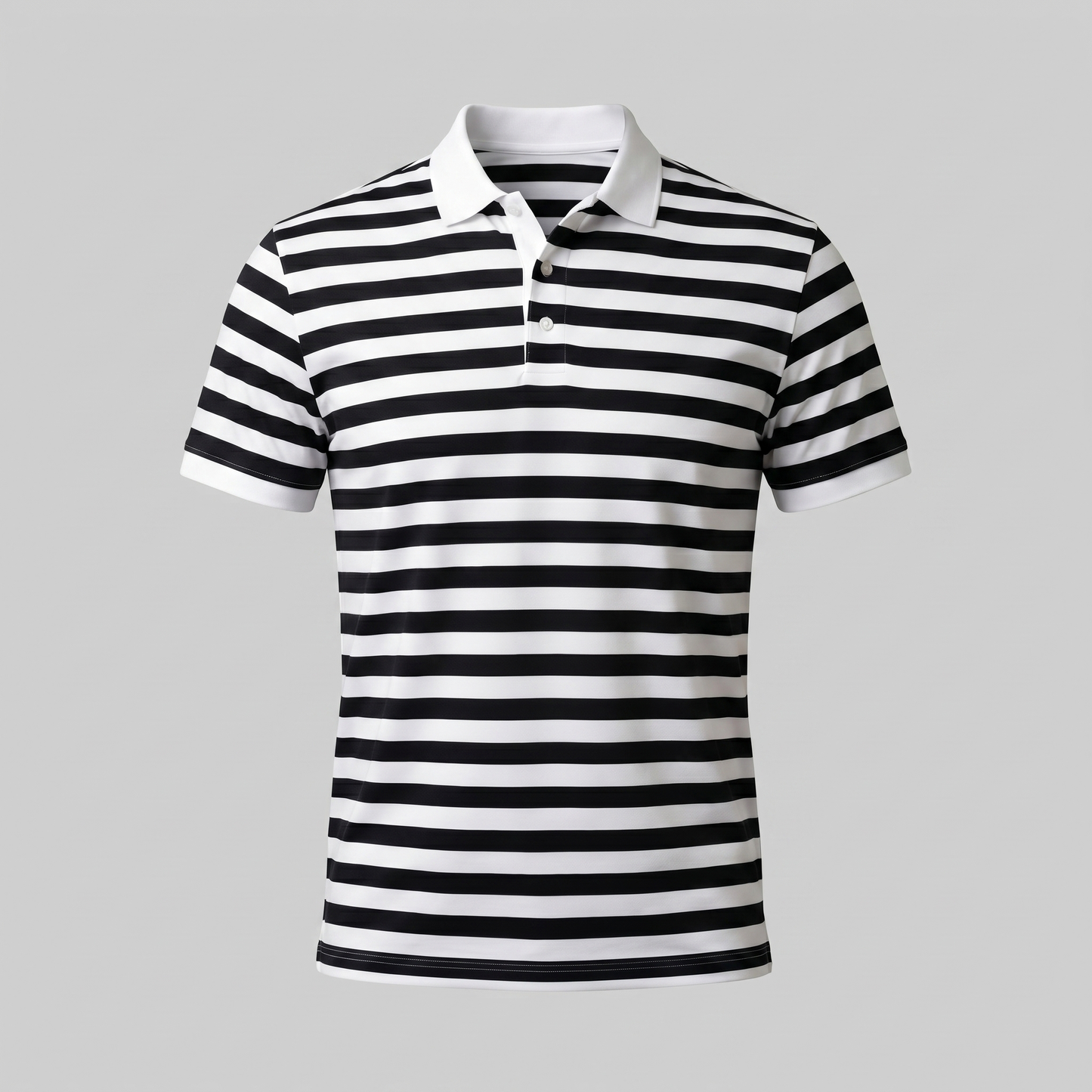 Men's Striped Polo Shirt