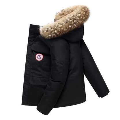 Men's Warm Padded Parka | Mid-Length Winter Jacket