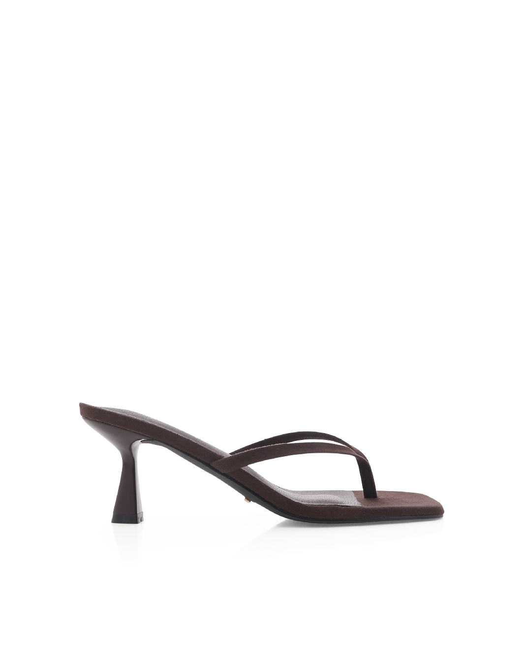 Women's Suede Thong Heels