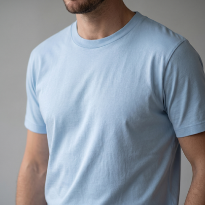 Men's Cotton Crew Neck Tee