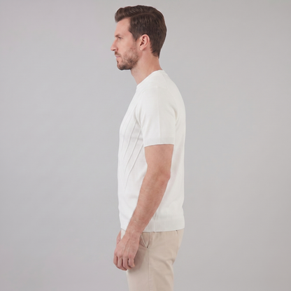 Men's Textured Crew Neck Tee