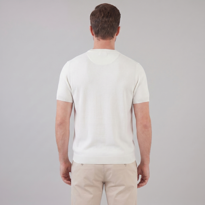 Men's Textured Crew Neck Tee