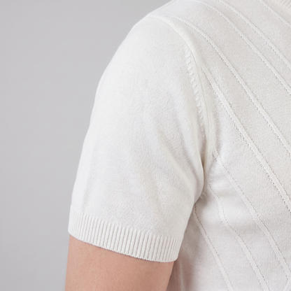 Men's Textured Crew Neck Tee