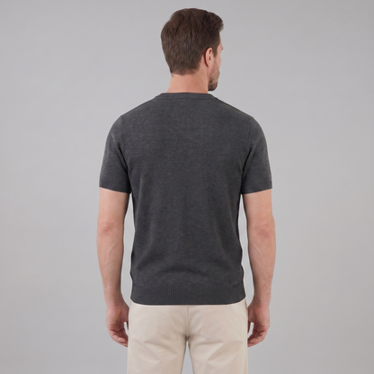 Men's Textured Crew Neck Tee