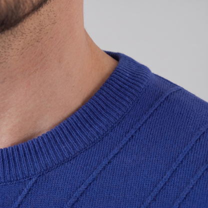 Men's Textured Crew Neck Tee