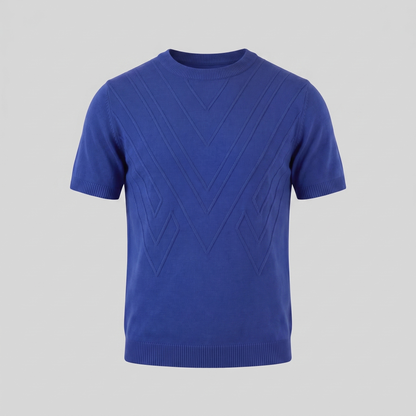 Men's Textured Crew Neck Tee