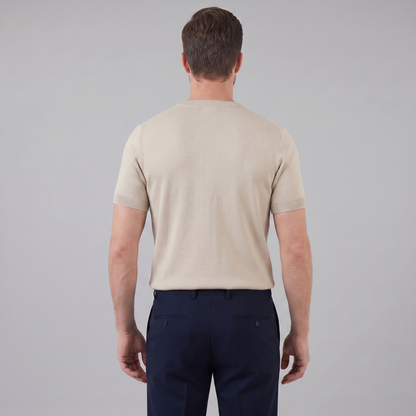 Men's Textured Crew Neck Tee