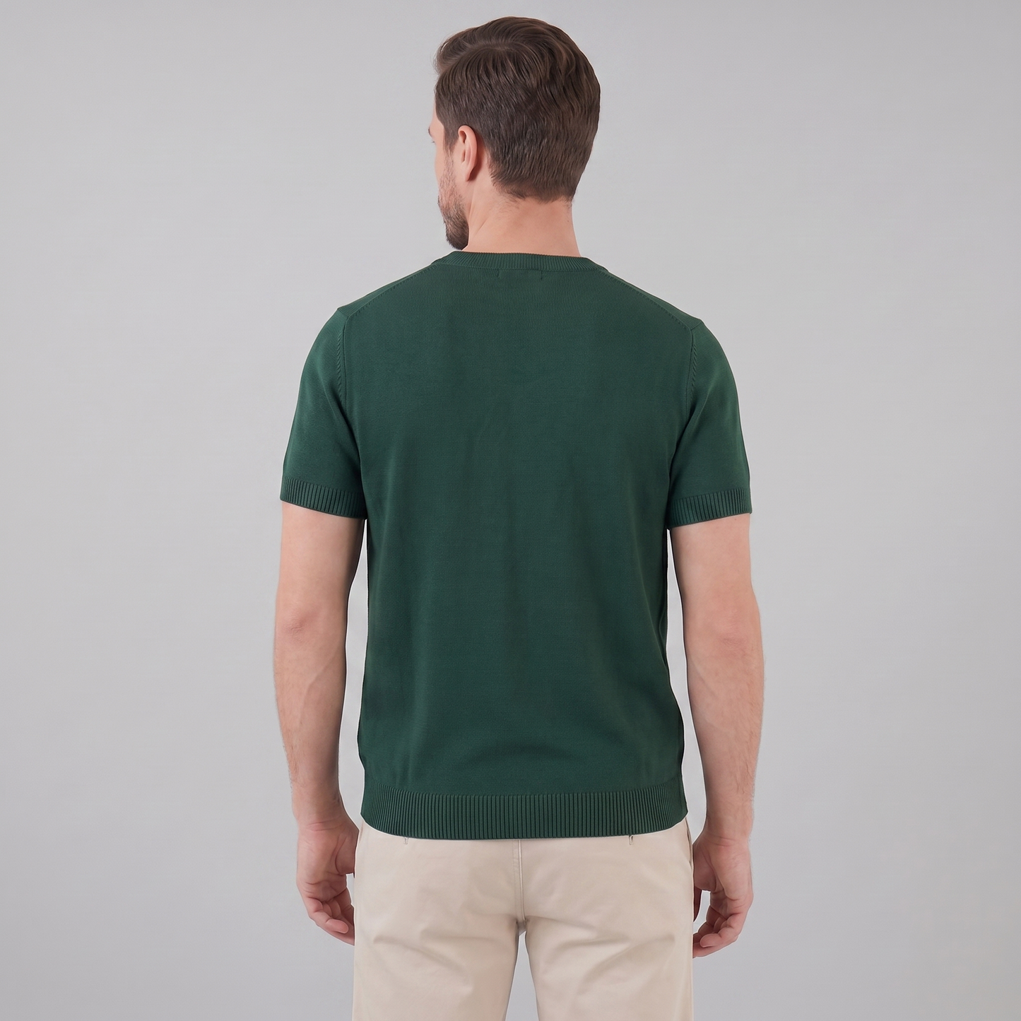Men's Textured Crew Neck Tee