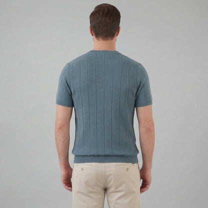 Men's Rib Knit Long Sleeve Tee