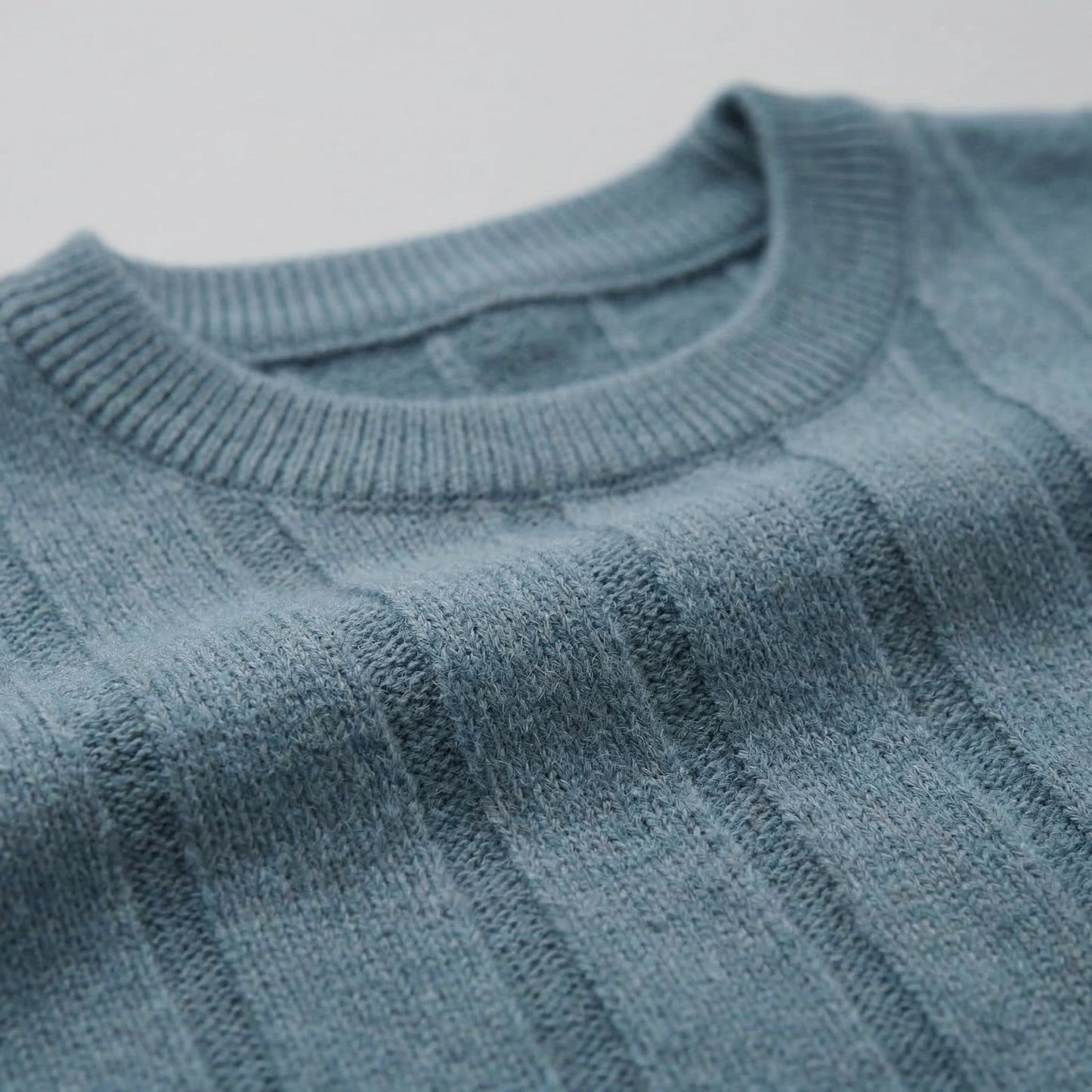 Men's Rib Knit Long Sleeve Tee