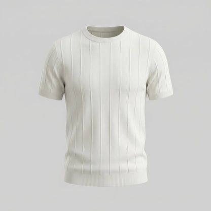 Men's Rib Knit Long Sleeve Tee