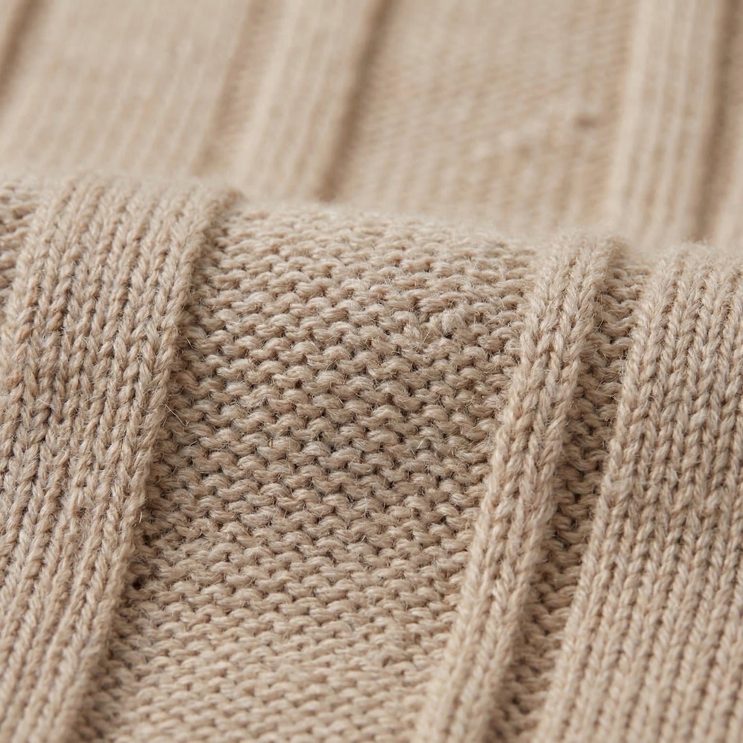 Men's Rib Knit Long Sleeve Tee