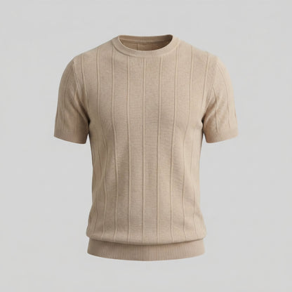 Men's Rib Knit Long Sleeve Tee