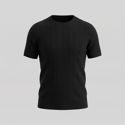 Men's Rib Knit Long Sleeve Tee