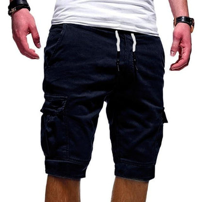 Men's Cargo Shorts | Multi-Pocket Drawstring Summer Shorts
