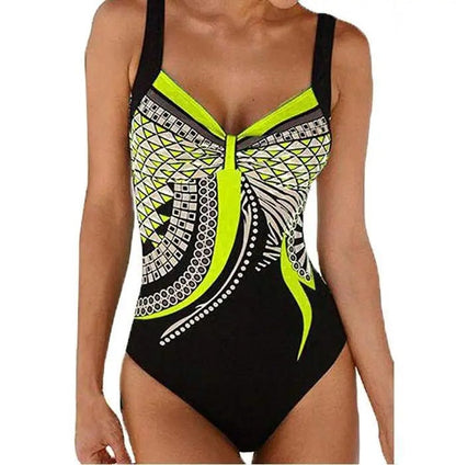 Women's Printed One-Piece Swimsuit | Flattering Fit