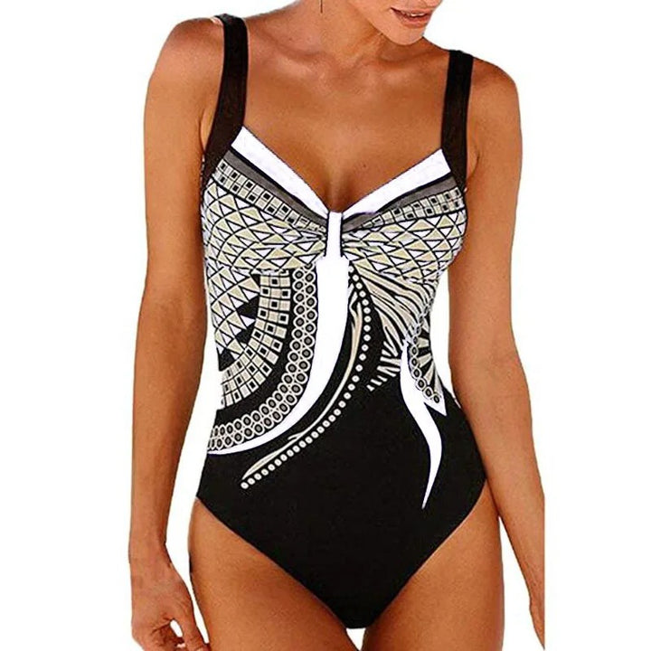 Women's Printed One-Piece Swimsuit | Flattering Fit