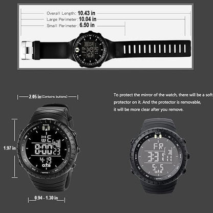 Men's Waterproof Digital Sports Watch | Outdoor Adventure Watch