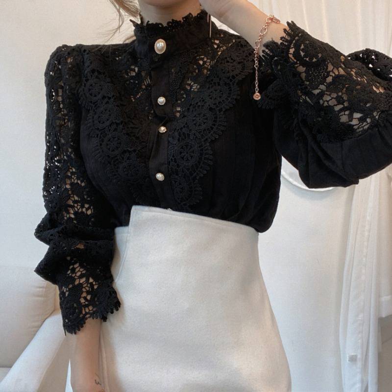 Clara | Elegant Lace Blouse for Women