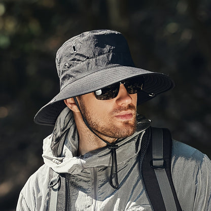 Men's UV-Protection Sun Hat | Wide-Brim Outdoor Style