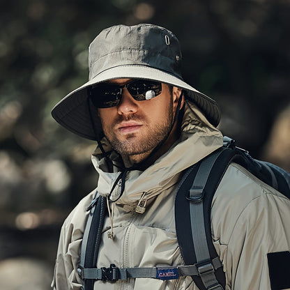 Men's UV-Protection Sun Hat | Wide-Brim Outdoor Style