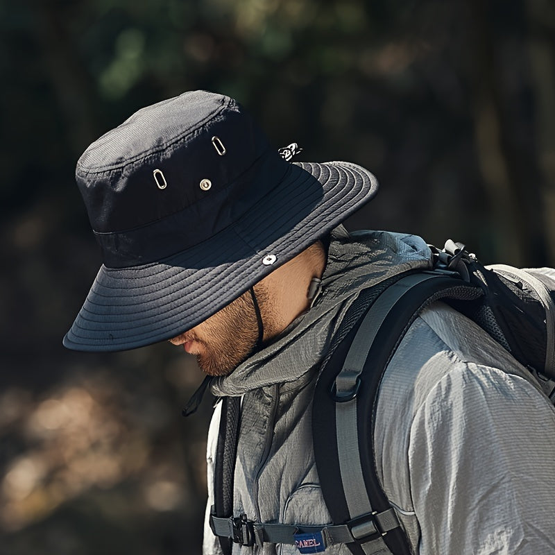 Men's UV-Protection Sun Hat | Wide-Brim Outdoor Style