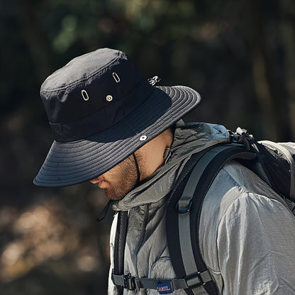 Men's UV-Protection Sun Hat | Wide-Brim Outdoor Style