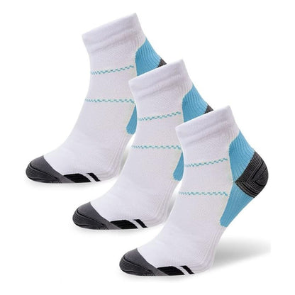 Unisex Compression Ankle Socks | Ergonomic Support 3-Pack