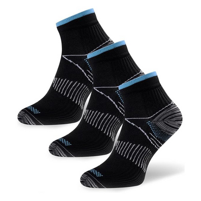 Unisex Compression Ankle Socks | Ergonomic Support 3-Pack