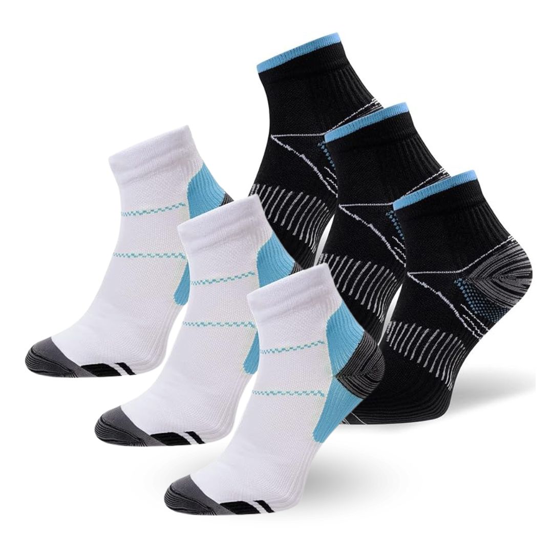 Unisex Compression Ankle Socks | Ergonomic Support 3-Pack
